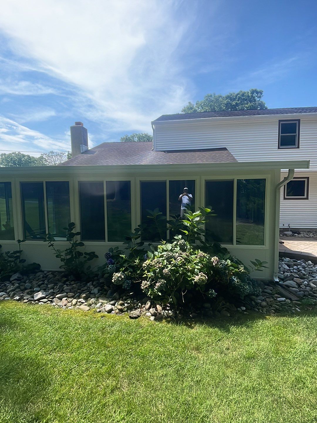 Fire Place Wash & House Wash by SJ Exterior