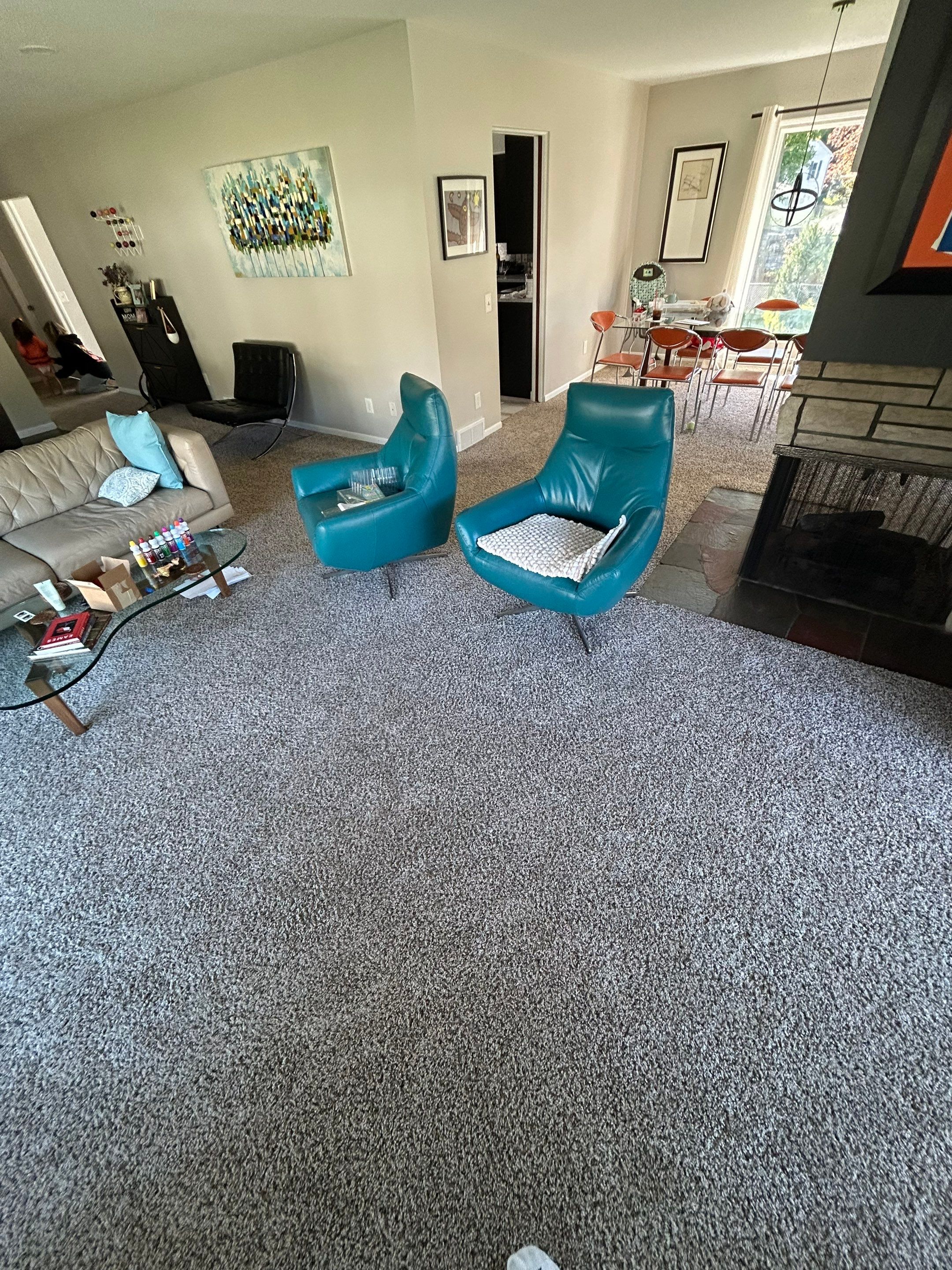 Before & After with Provenza "Road Trip" LVP by RTBaldwin Hardwood Floors