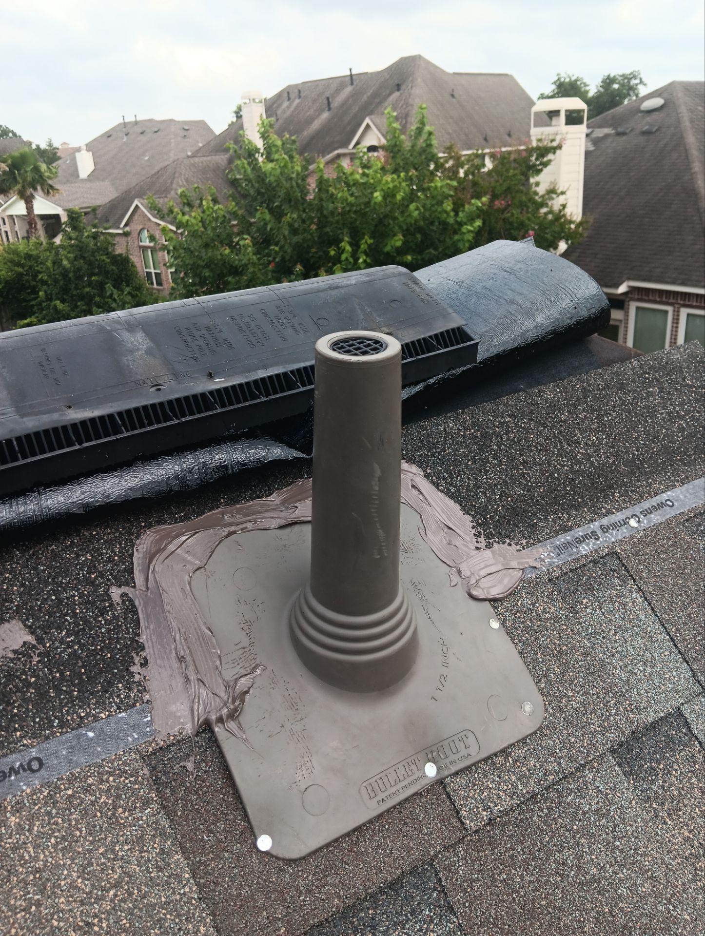 Hail Damage using Owen's Corning Duration (Lifetime) Shingles by Roof Repair Company