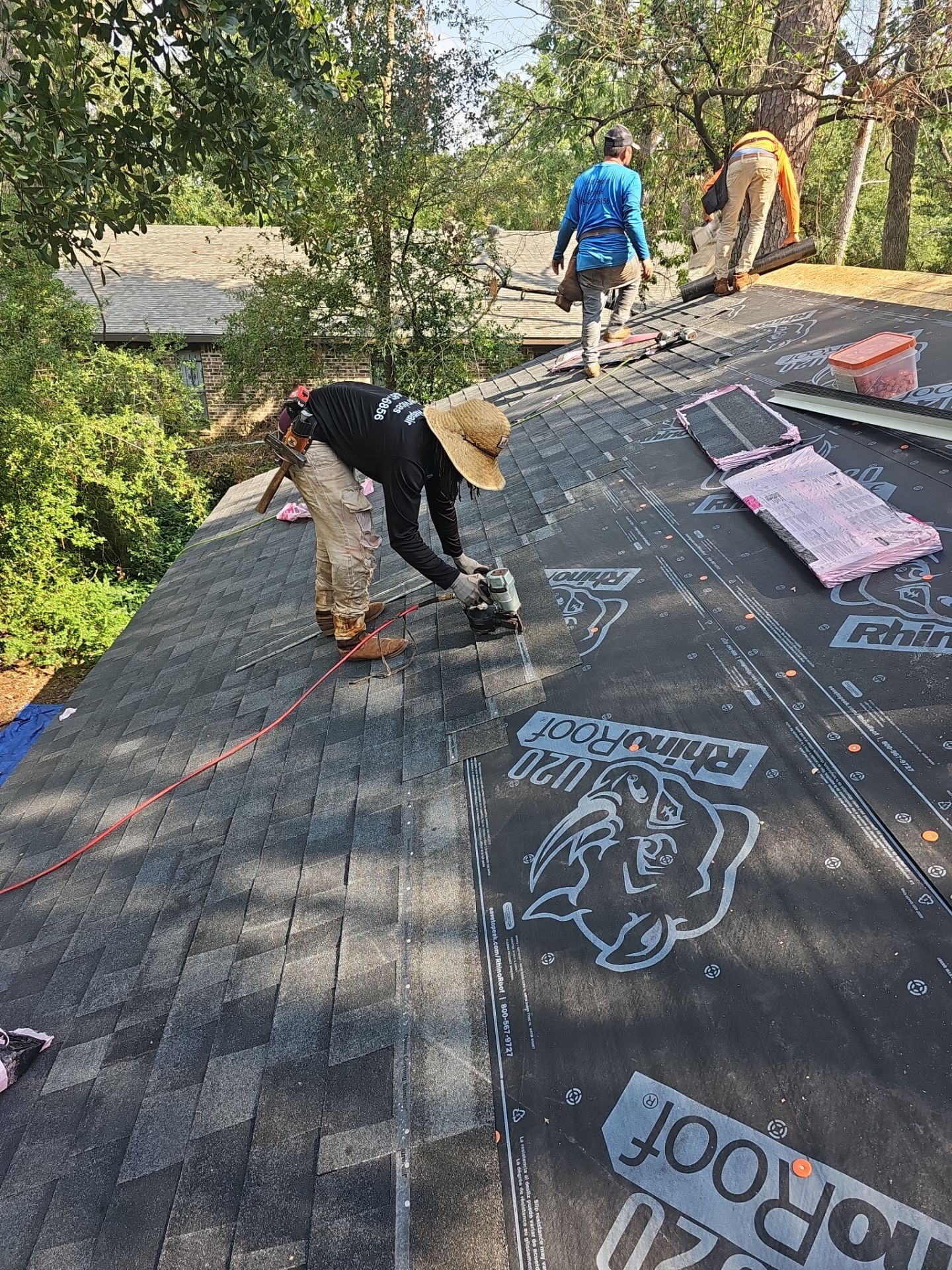 Residential Roofing Installation using Owen's Corning Duration (Lifetime) Shingles by Roof Repair Company