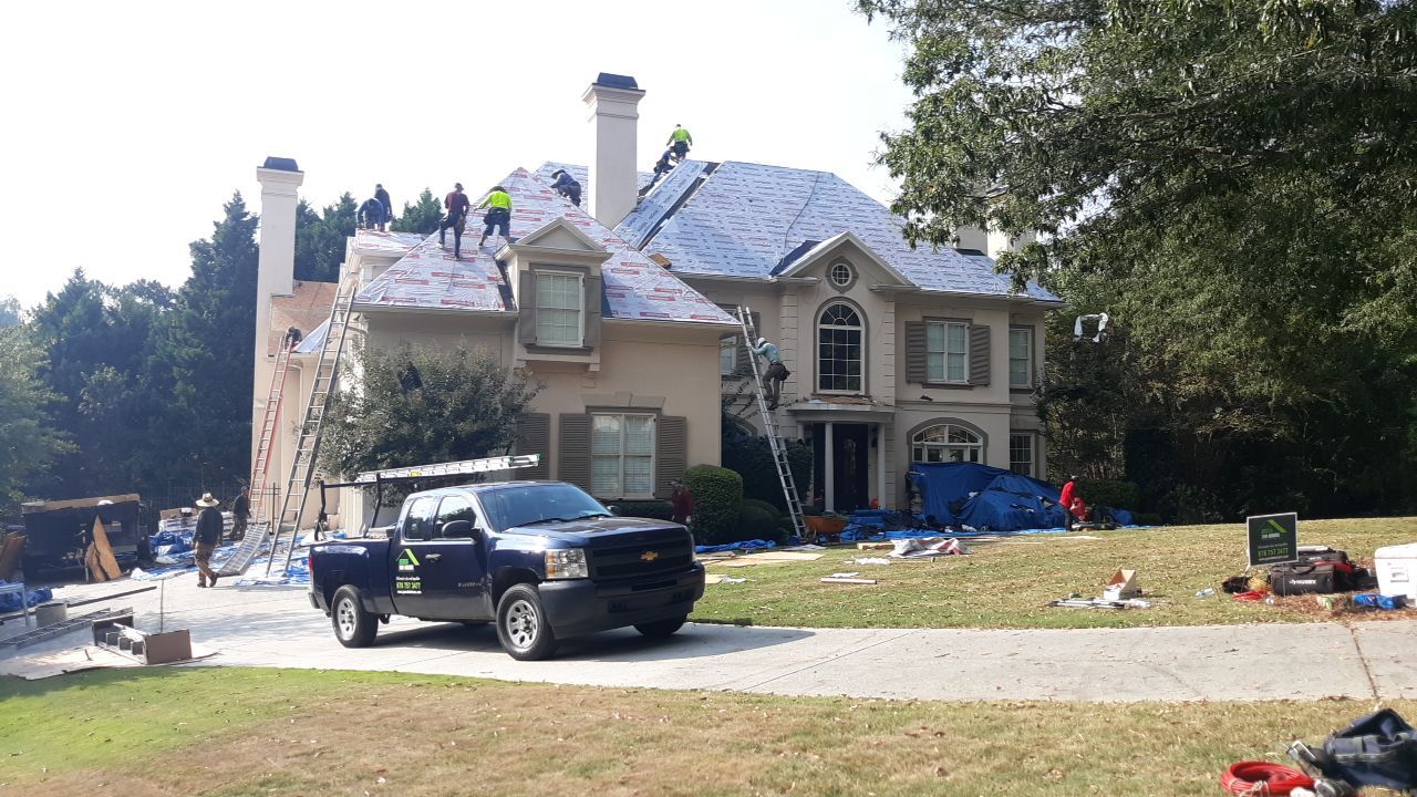 Residential Roofing Installation using GAF by Georgia Roof Advisors