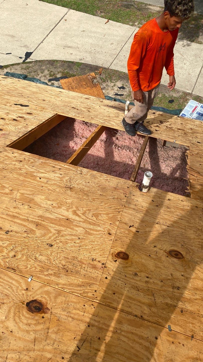 Residential Roofing Installation using Roof Replacement by American Roofing & Construction LLC