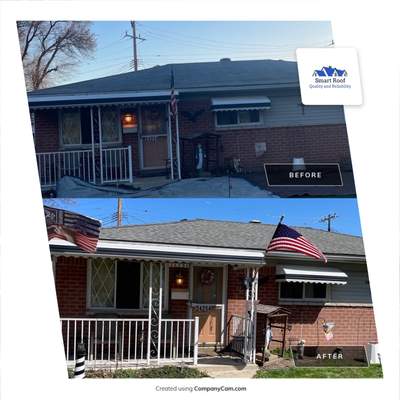 Residential Roofing Installation using New roof