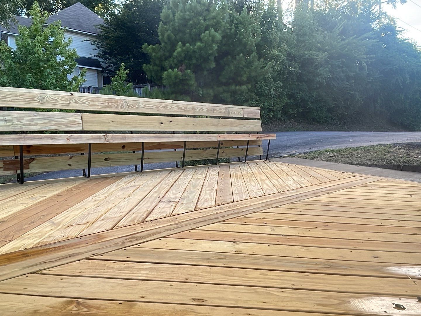 Independence Drive - Deck Installation   by Pillar and Pine