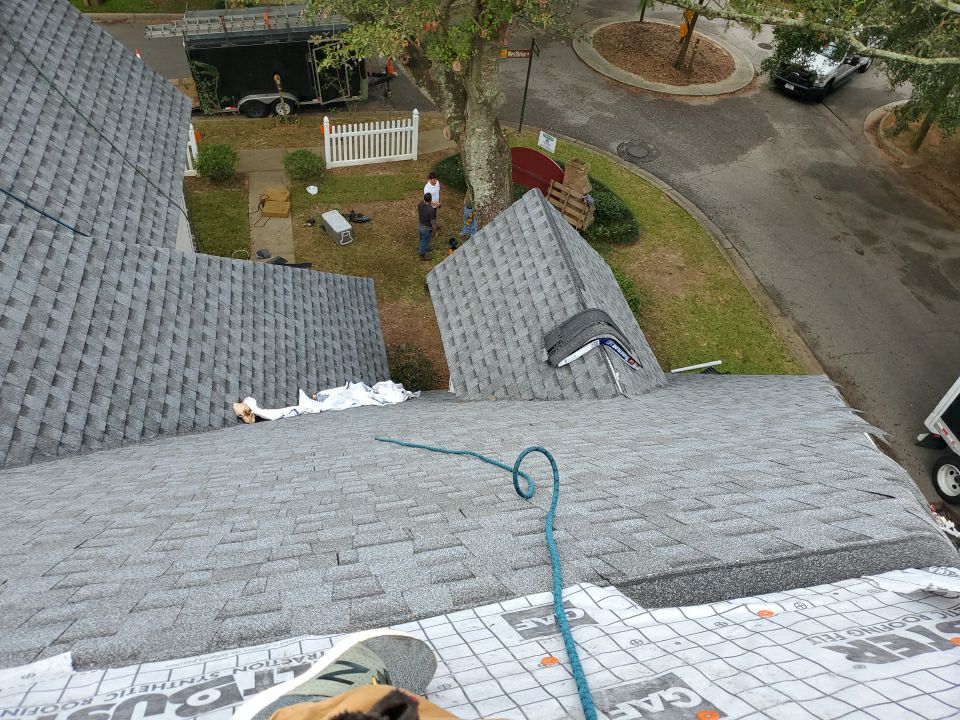 Residential Roofing Installation using Roof Replacement by American Roofing & Construction LLC