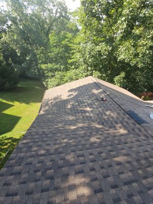 Residential Roofing Installation using GAF Timberline HDZ Barkwood