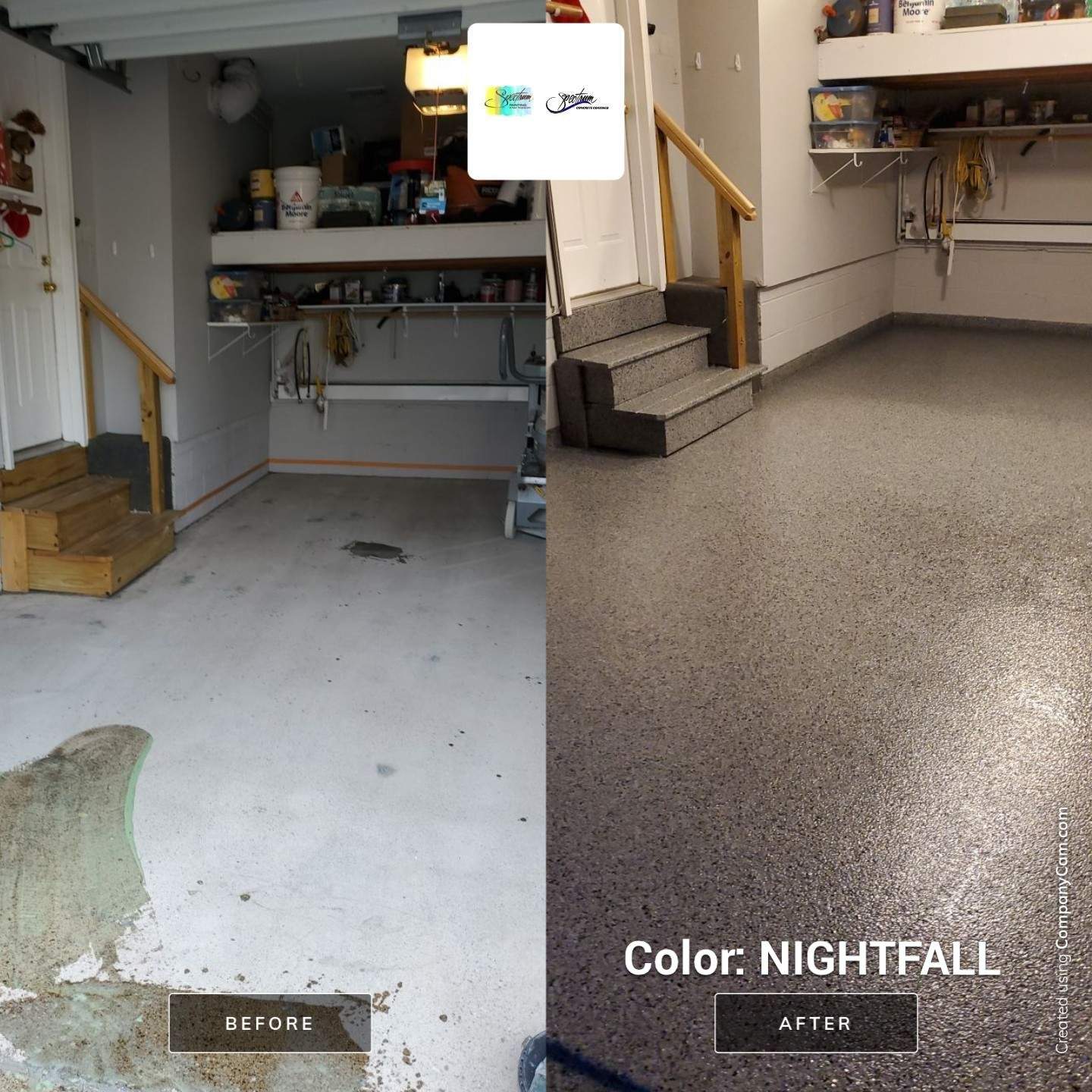 1-Car Garage in Nightfall by Spectrum Painting, LLC