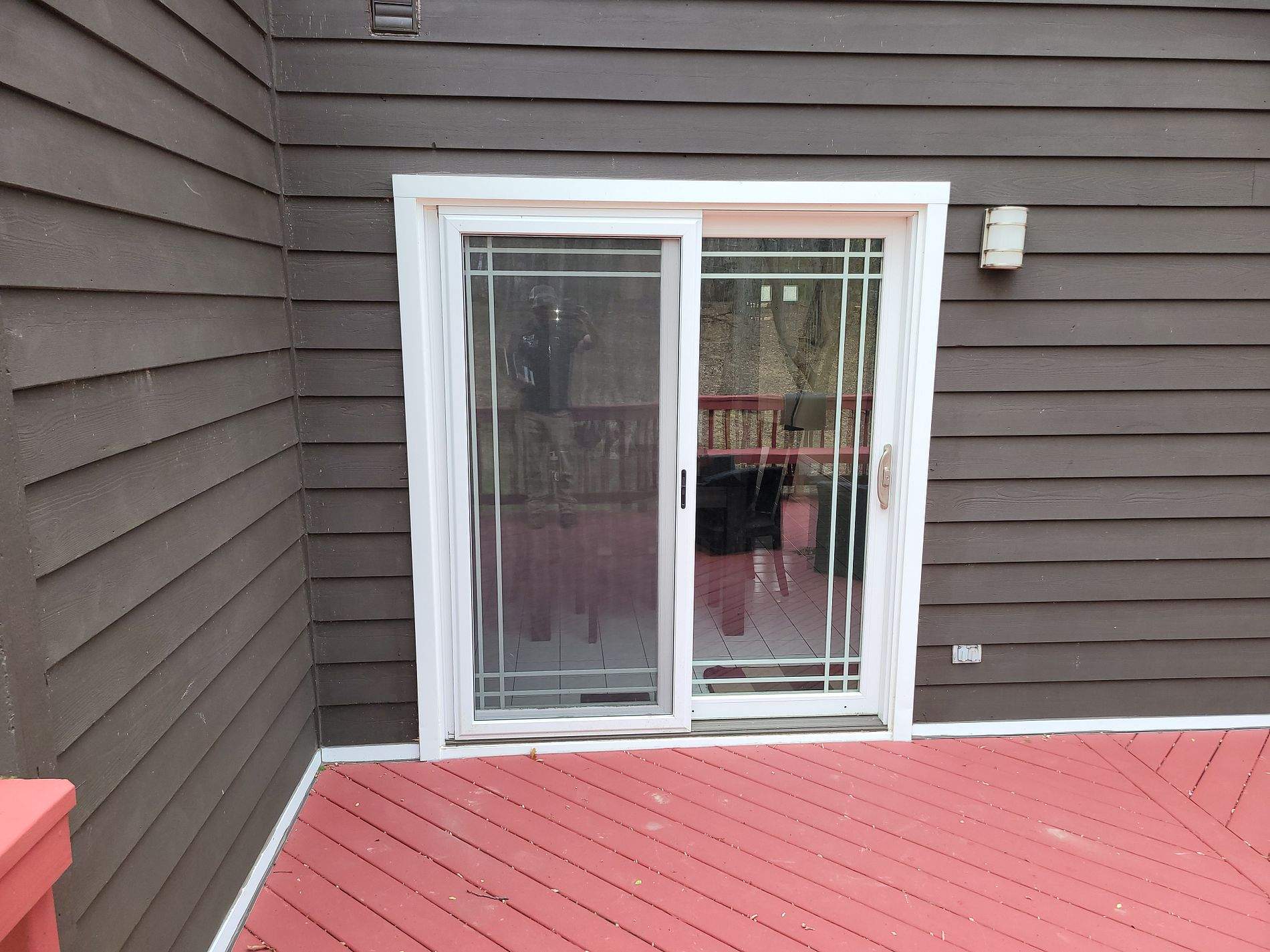 Siding Installation using James Hardie Siding- Cobblestone & Provia Signet Entry Door by Roof Right Inc