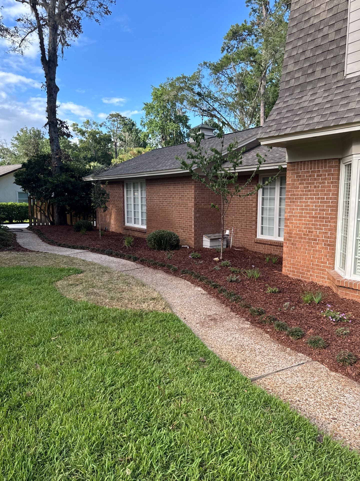 Deerwood Resident | Sod & Bed Design/Plant Installation by ProGreen Services