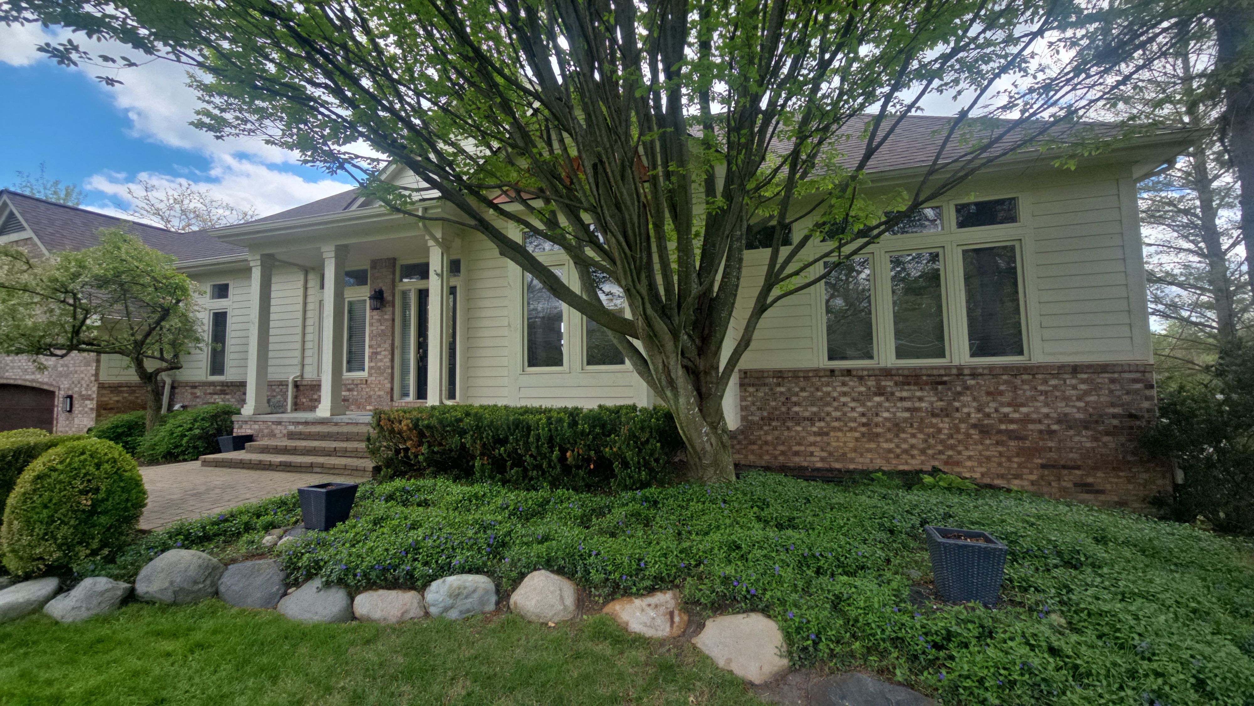 Exterior Wood Rot Repair and Trim Restoration in White Lake by Top Shelf Painter