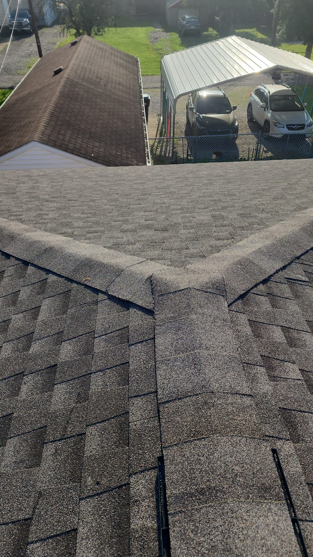 Residential Roofing Installation using GAF Timberline HDZ Mission Brown by Rainstoppers Roofing