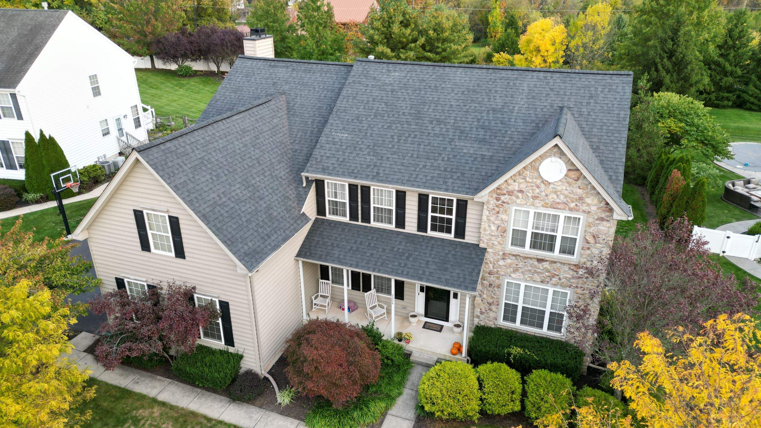 Roofing Installation using CertainTeed Landmark - Moire Black by Storm Guard of Ches-Mont PA