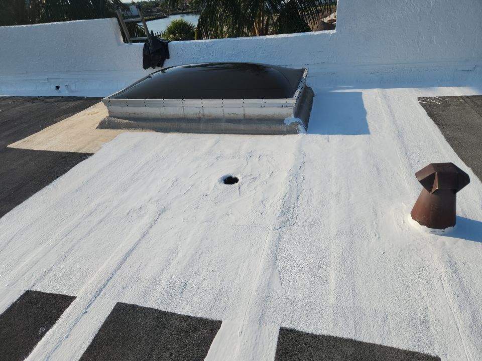 Silicone roof coating using Silicone Coating by Aastro Roofing