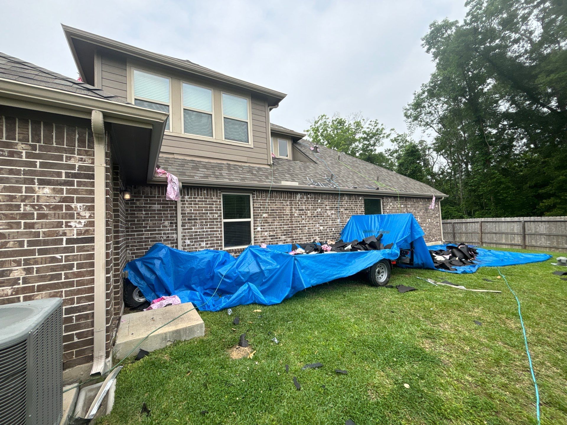 Residential Roofing Installation using Owen's Corning Duration (Lifetime) Shingles by Roof Repair Company
