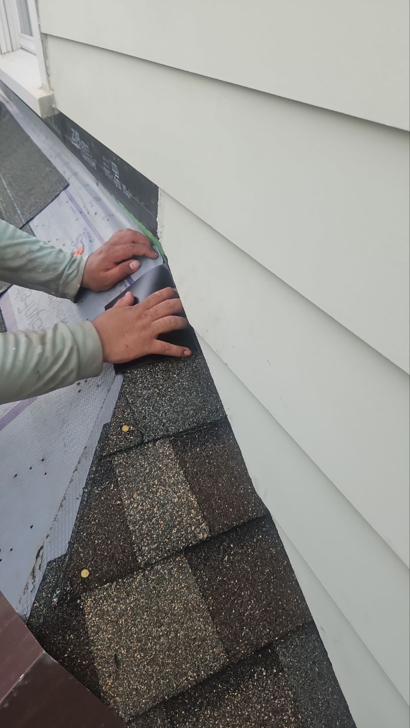 Flashing and siding repair by Indigo State Roofing