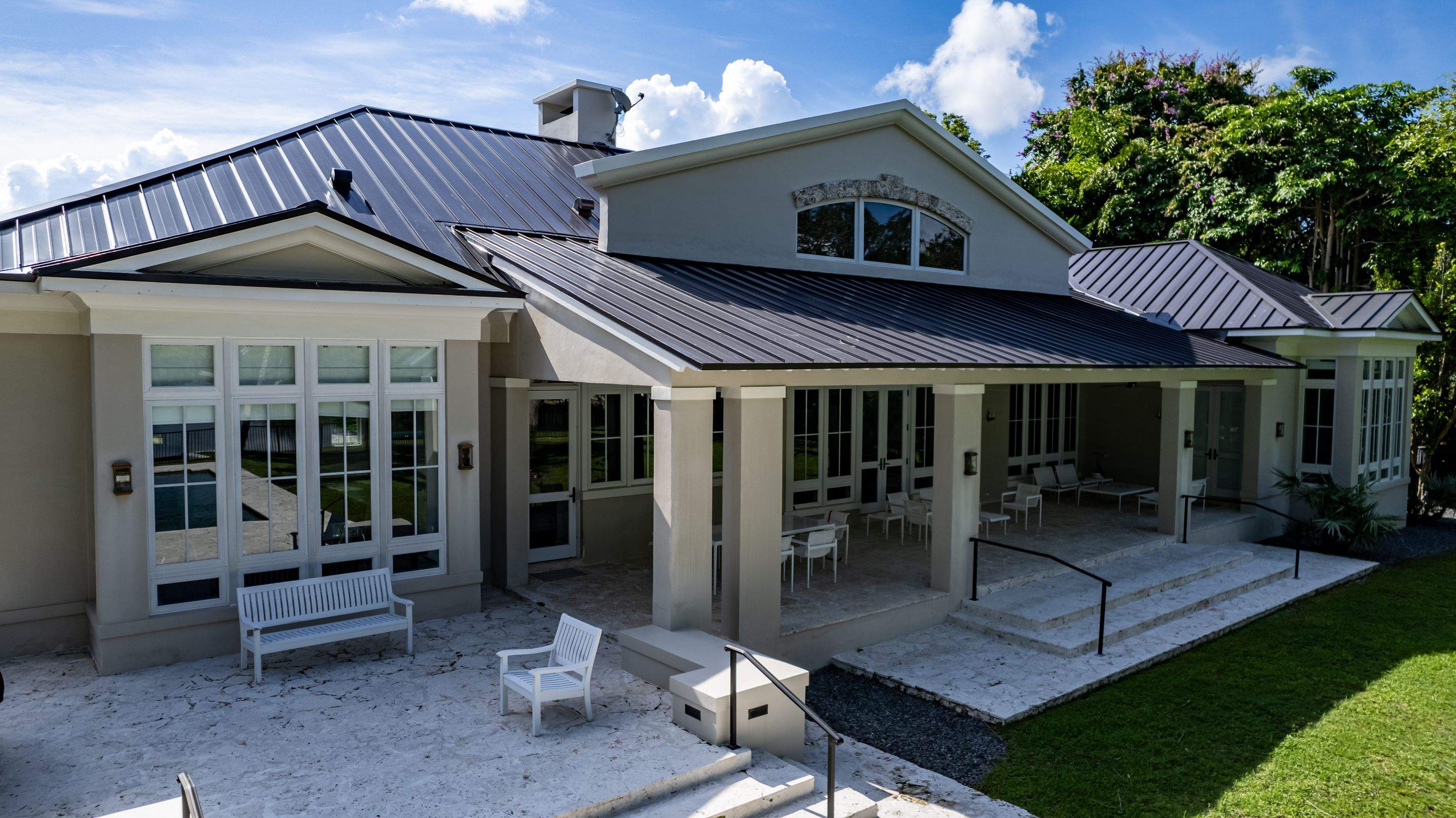 Metal Roof - Galvalume - Dark Bronze by Istueta Roofing