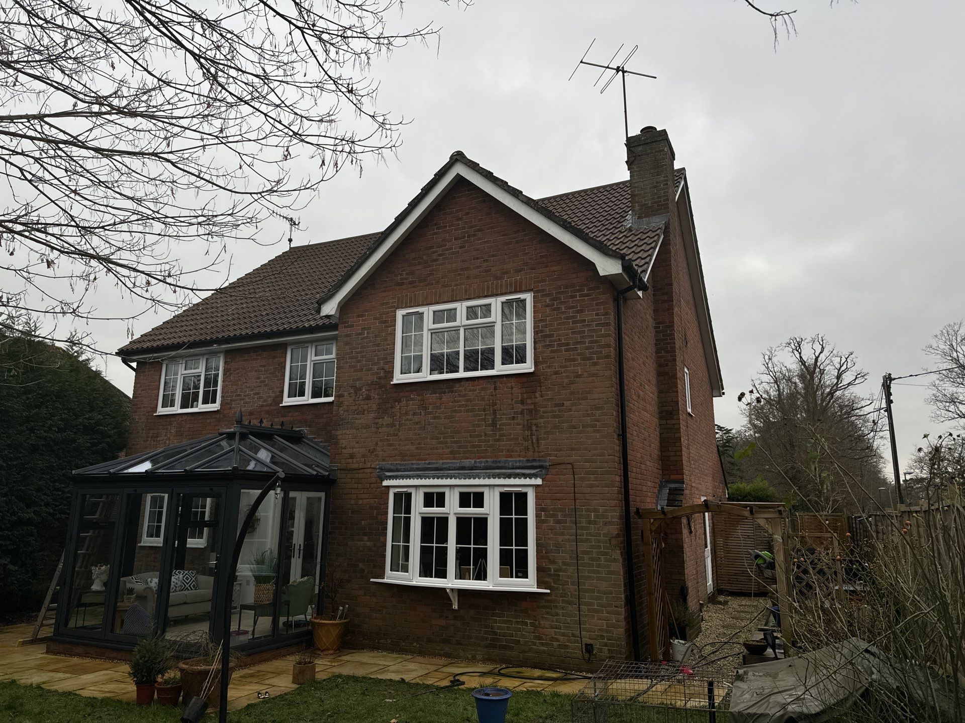Roof Cleaning and Biocide Treatment using Honda 15lpm Low Pressure Washing Machine by Ges Exterior Cleaning ltd