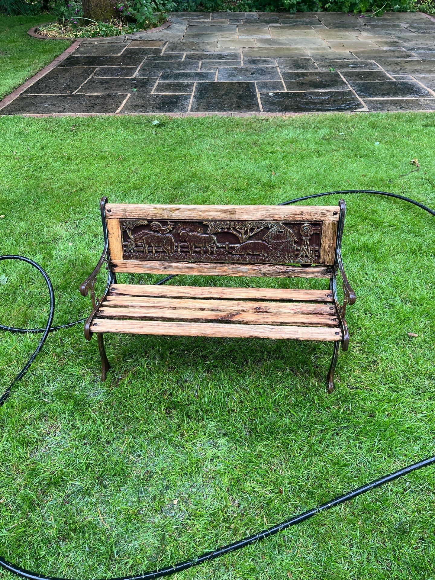 Patio Clean using 18inch Whirlaway FSC by Ges Exterior Cleaning ltd