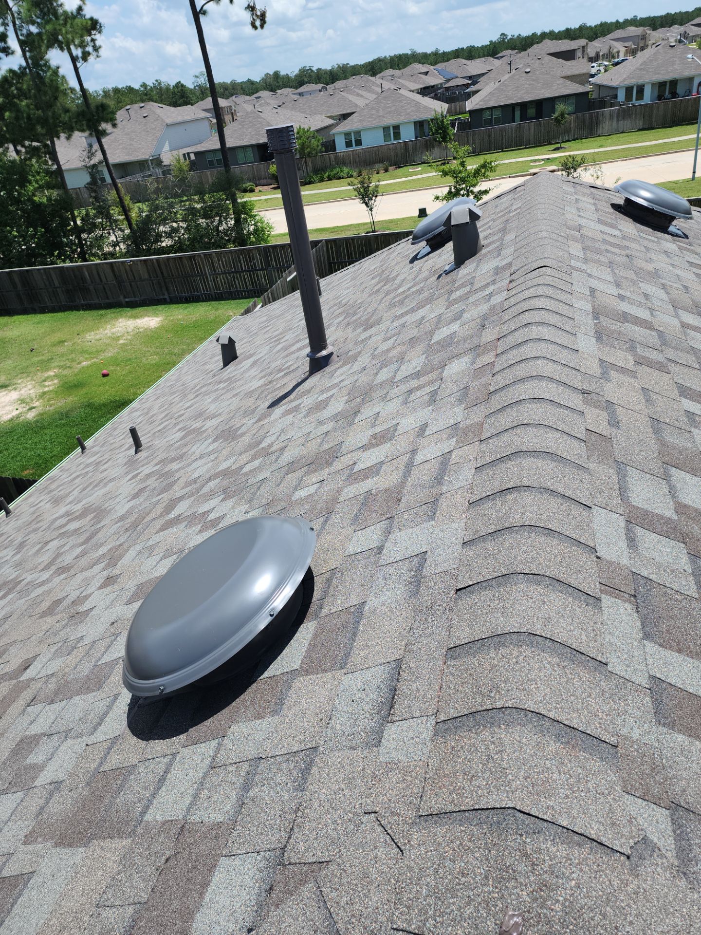 Residential Roofing Installation using Owen's Corning Duration (Lifetime) Shingles by Roof Repair Company