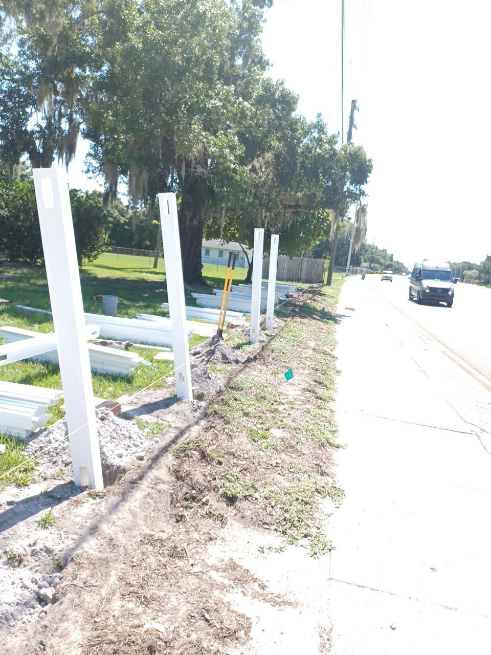 Sarasota, FL 6ft. Tall White Vinyl Privacy Fence by Asap fence and gates, LLC