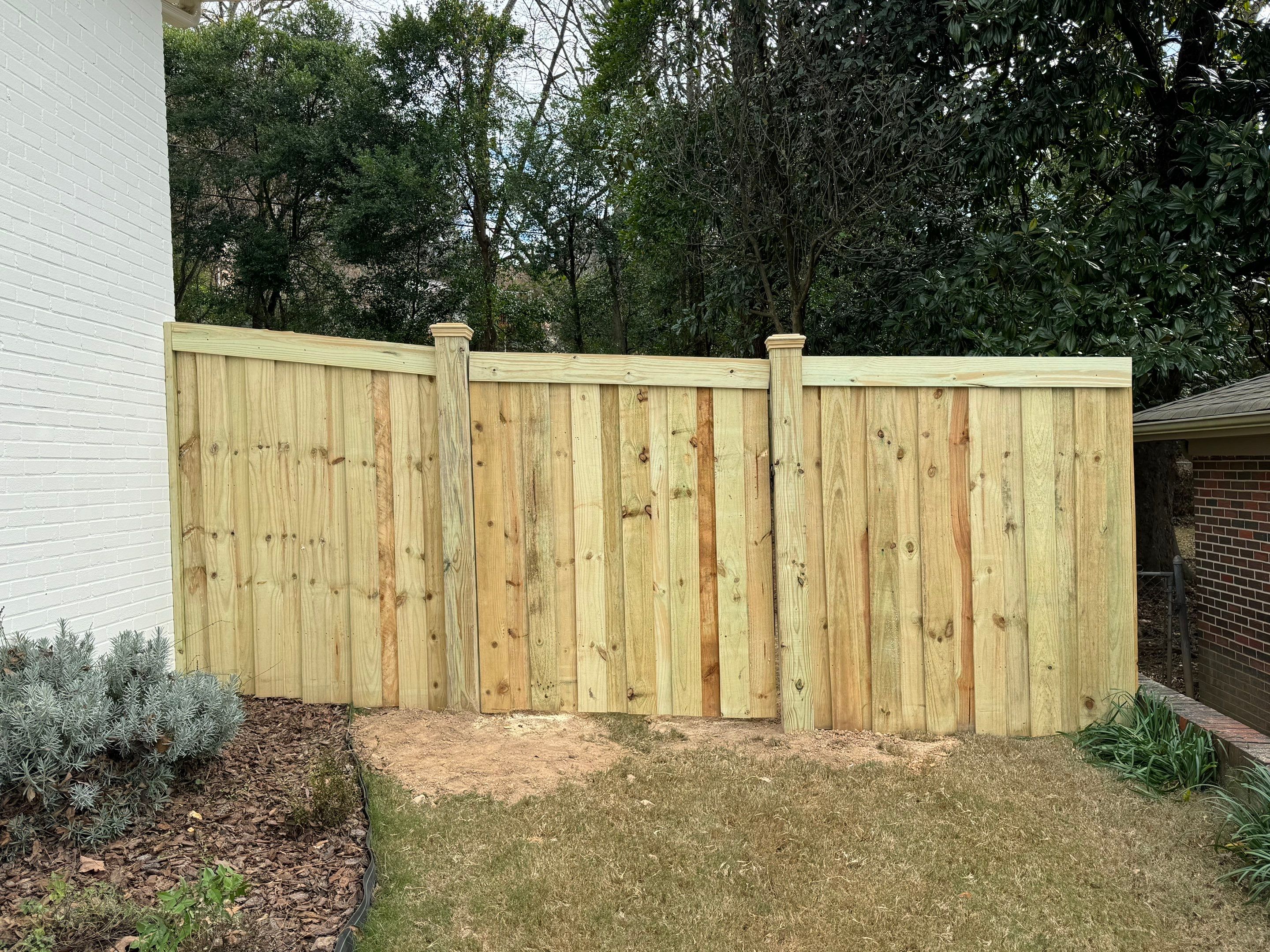 Crestline - Board on Board Fence by Pillar and Pine