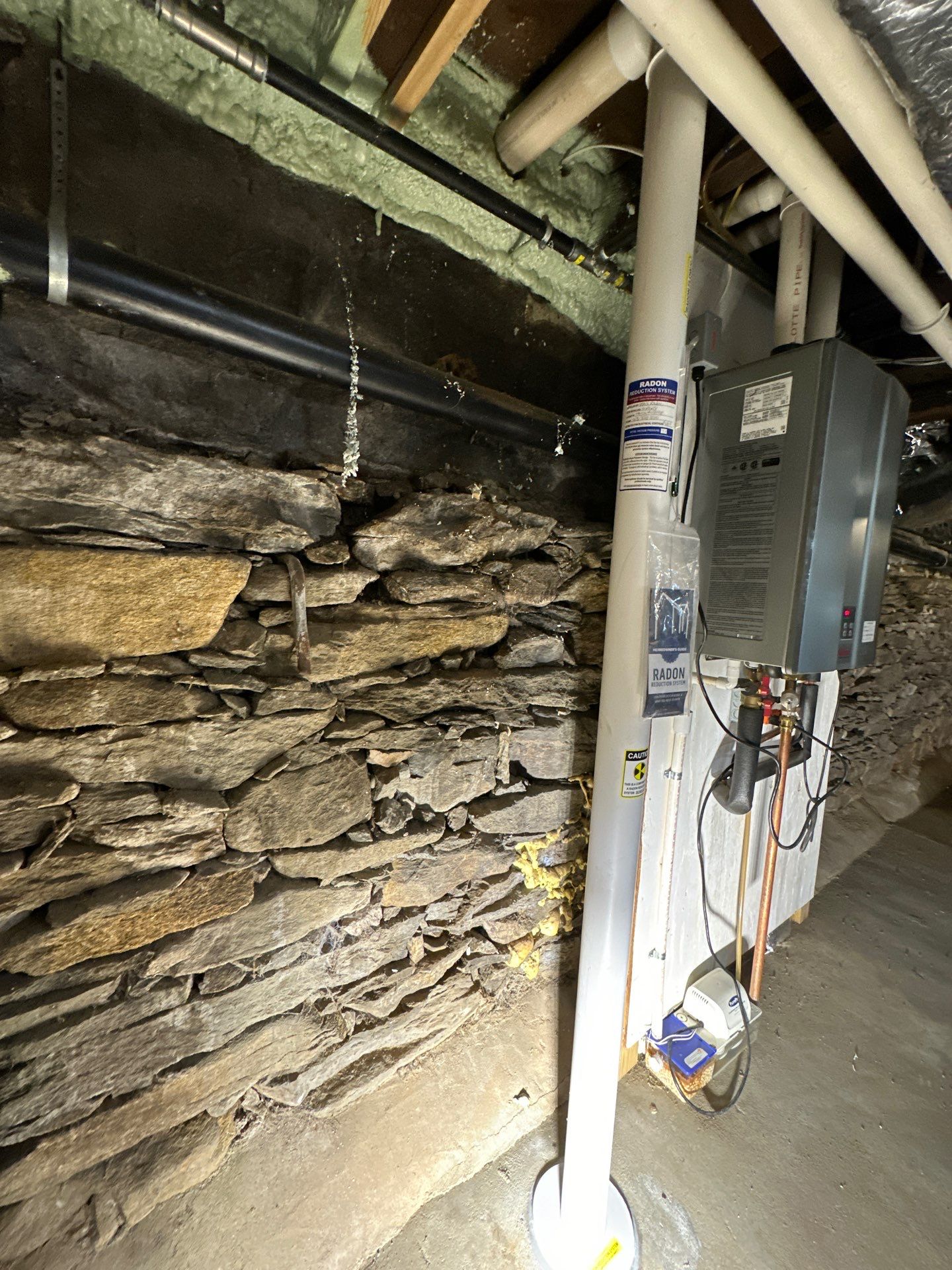 Creating a safe basement with radon mitigation by TMS Services