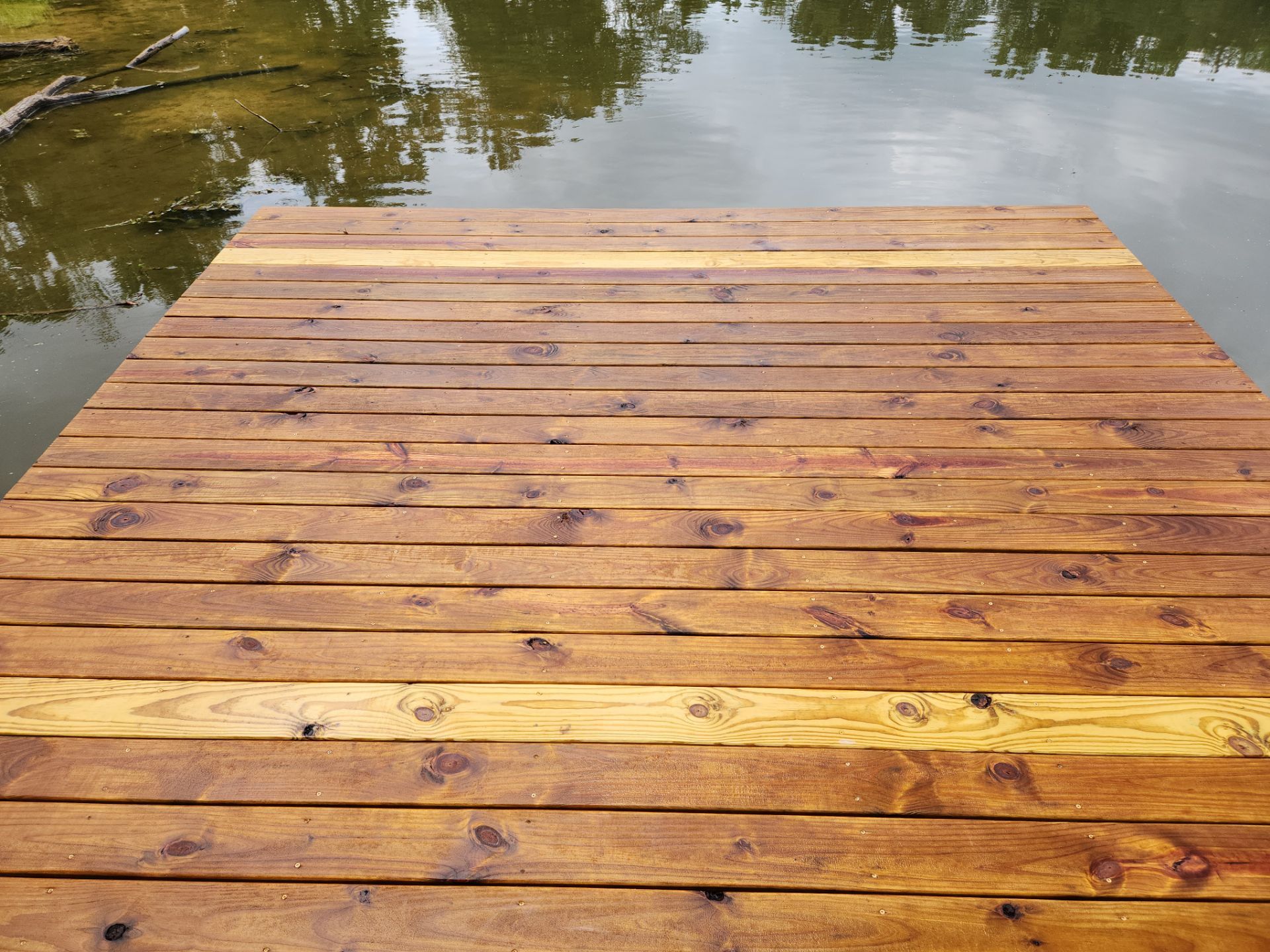 Dock using Wood Sealant by DuraSeal