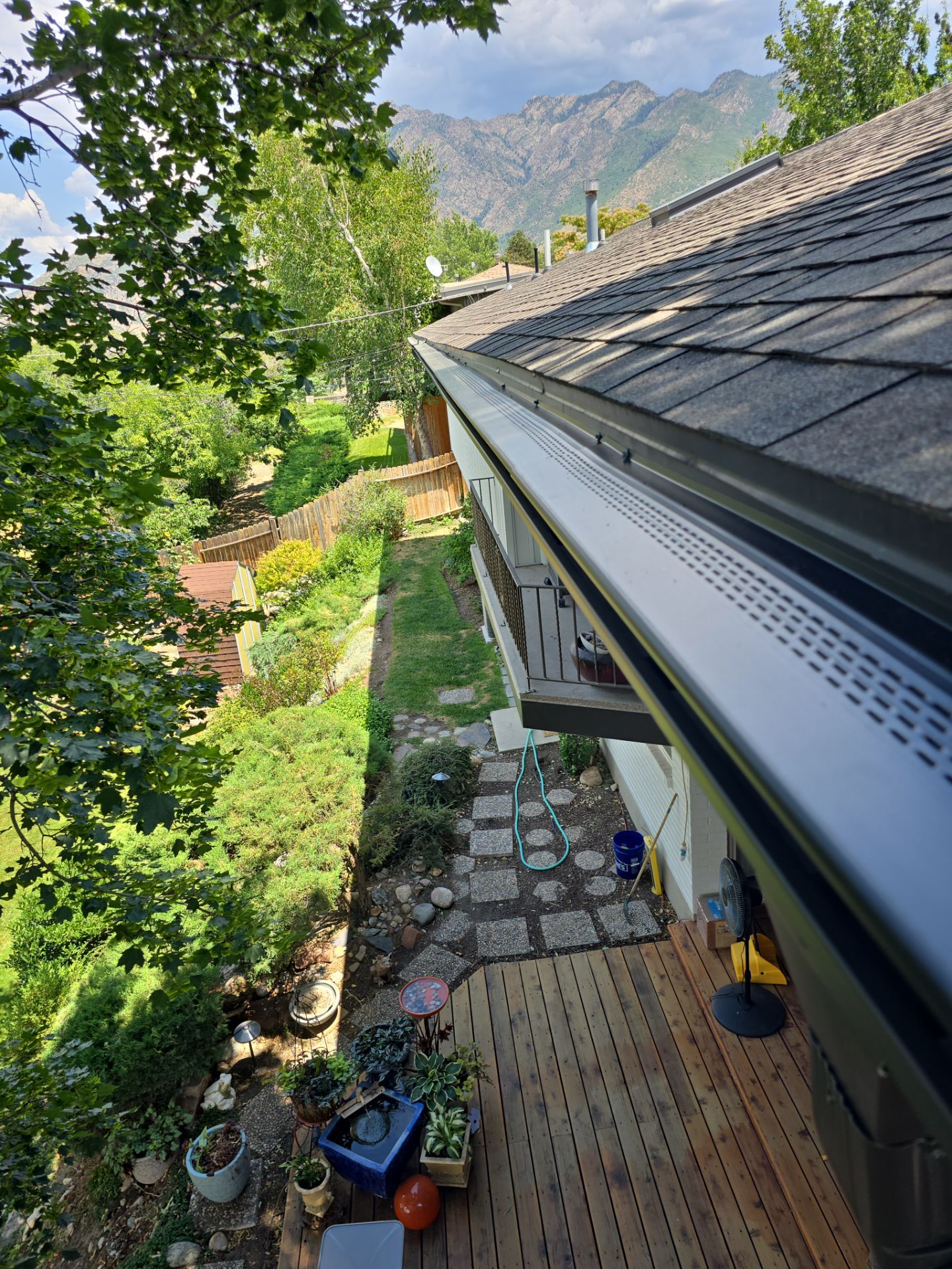 Project in Cotton Wood Heights by Emerald Gotcha Gutters 