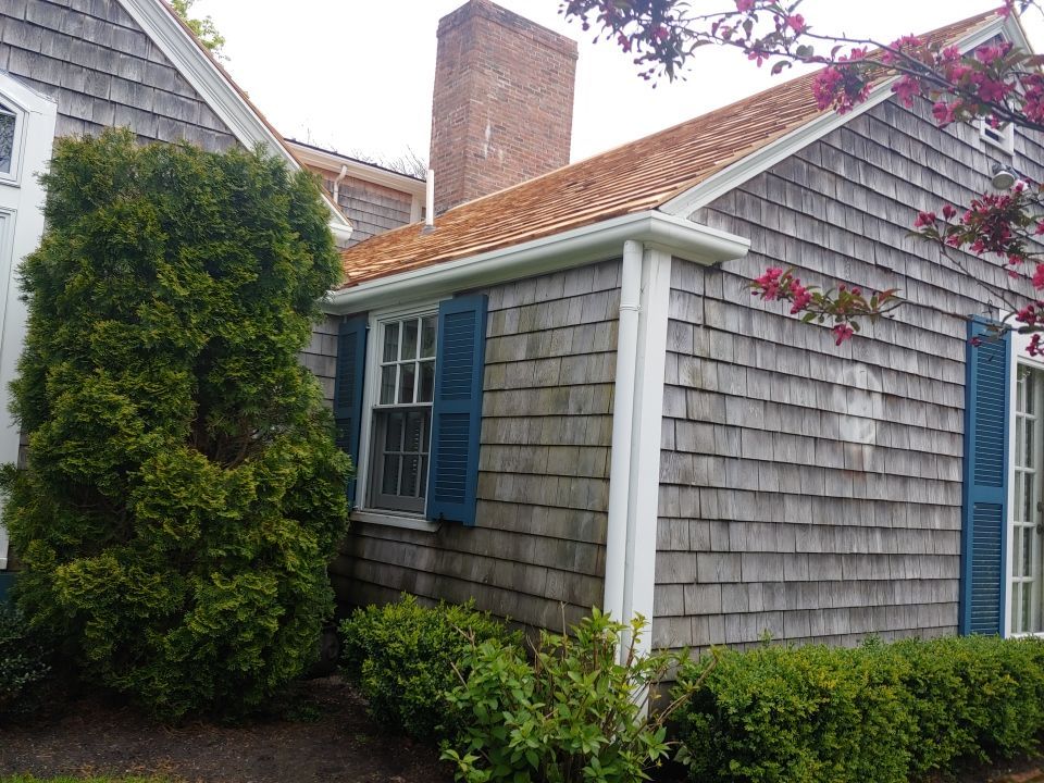 Gutter Installation using 4x5 FiberGlass Gutter with Moulding by Gutter Pro Enterprises
