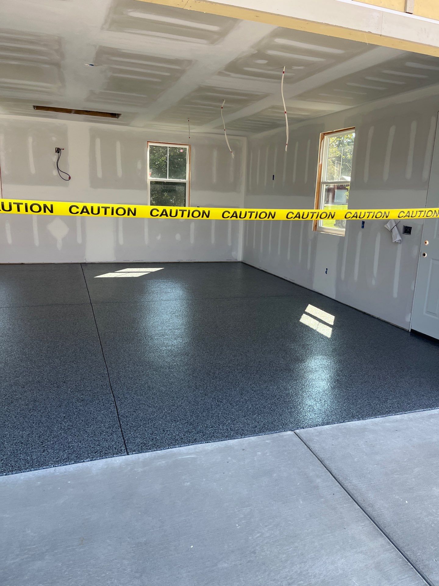 Garage Floor Coating using Nightfall by My Garage Floor Guys