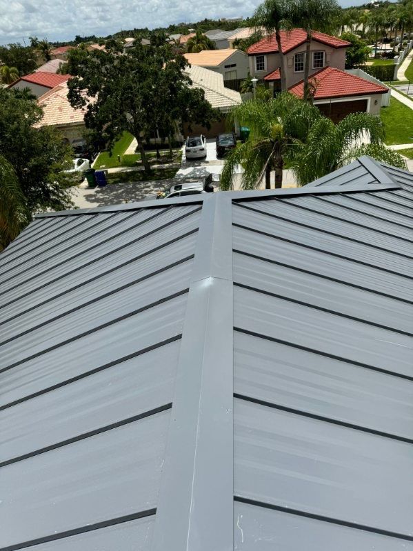 Charcoal Gray Standing Seam by Reimagine Roofing