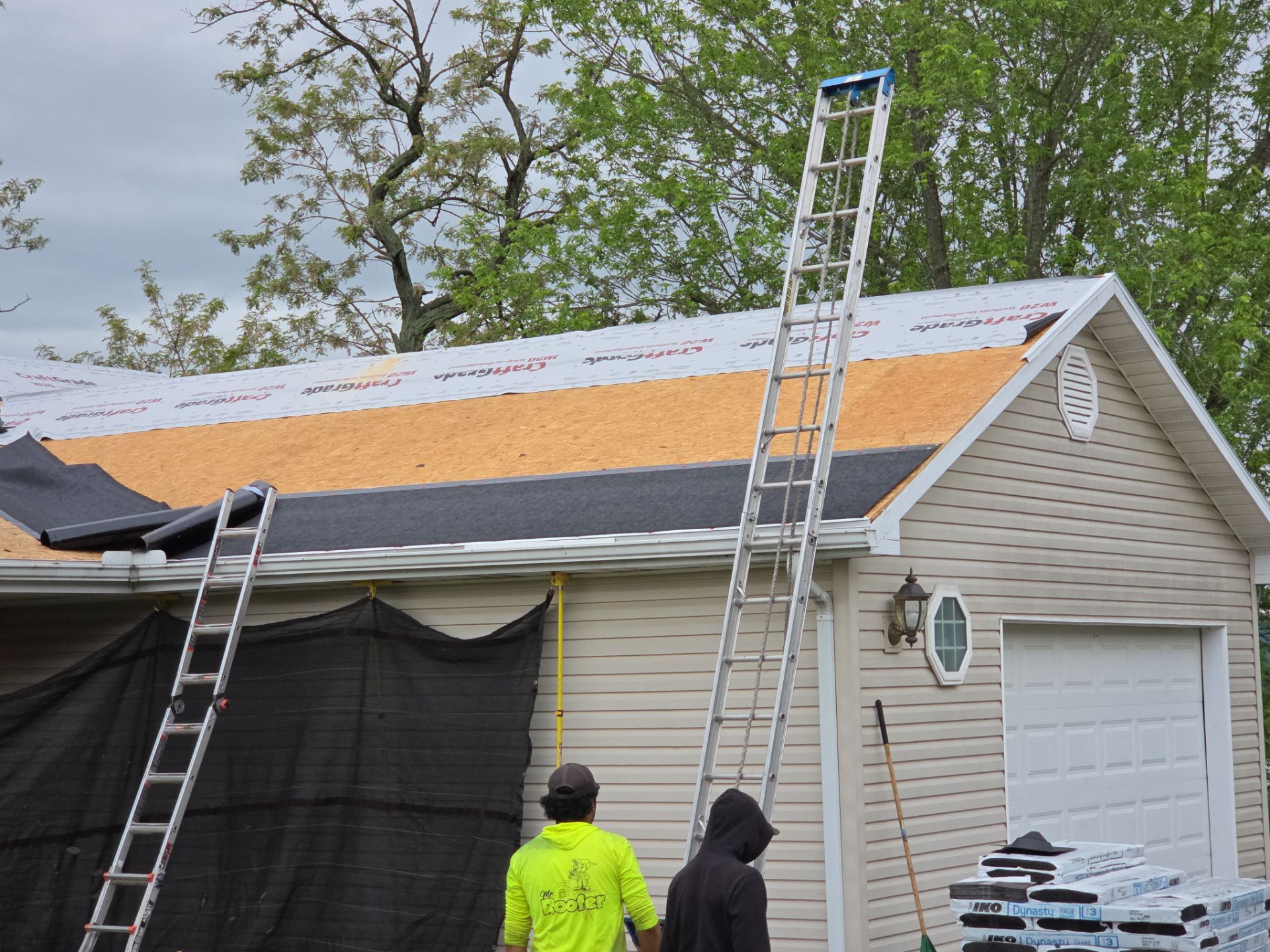 Residential Roofing Installation using Platinum Shield Roofing System from Mr. Roofer by Mr. Roofer