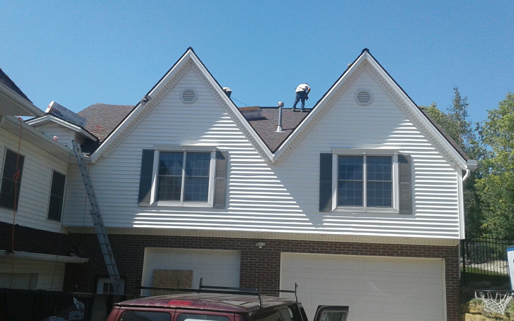 ROOF SIDING GUTTER REPLACEMENT after major Stom  using Owens Corning Duration and Alside Prodigy Siding by Gorilla Exteriors Contracting, LLC