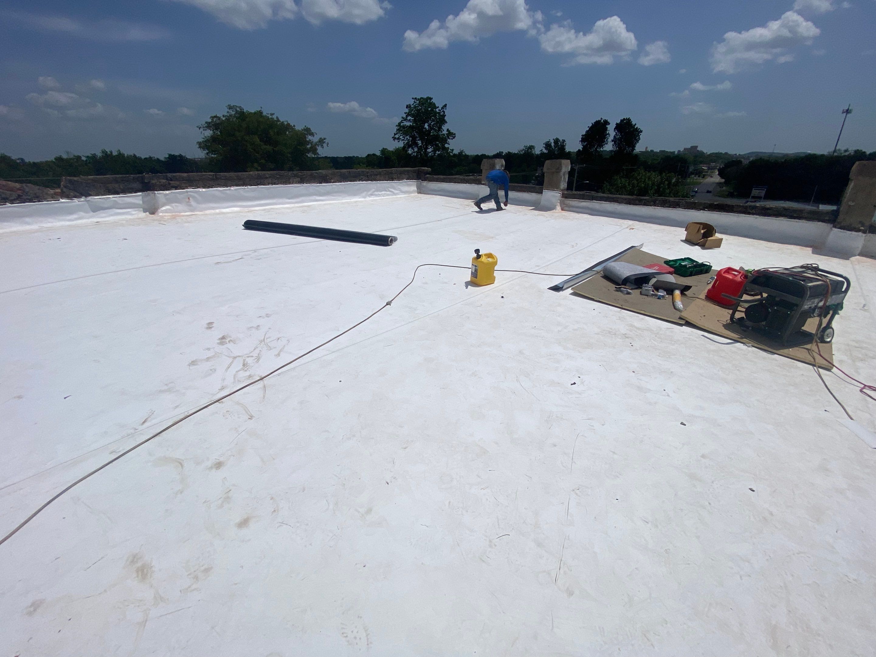 TPO Project in McAlester by Decor Roofing & Restoration