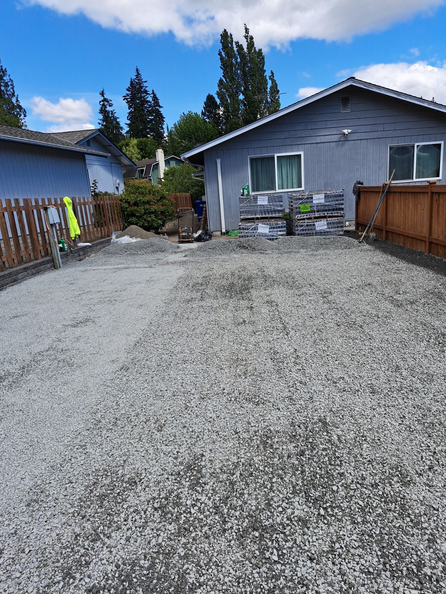Connie G. Pavers Patio and Gravel Driveway by Jireh Asphalt & Concrete Inc 