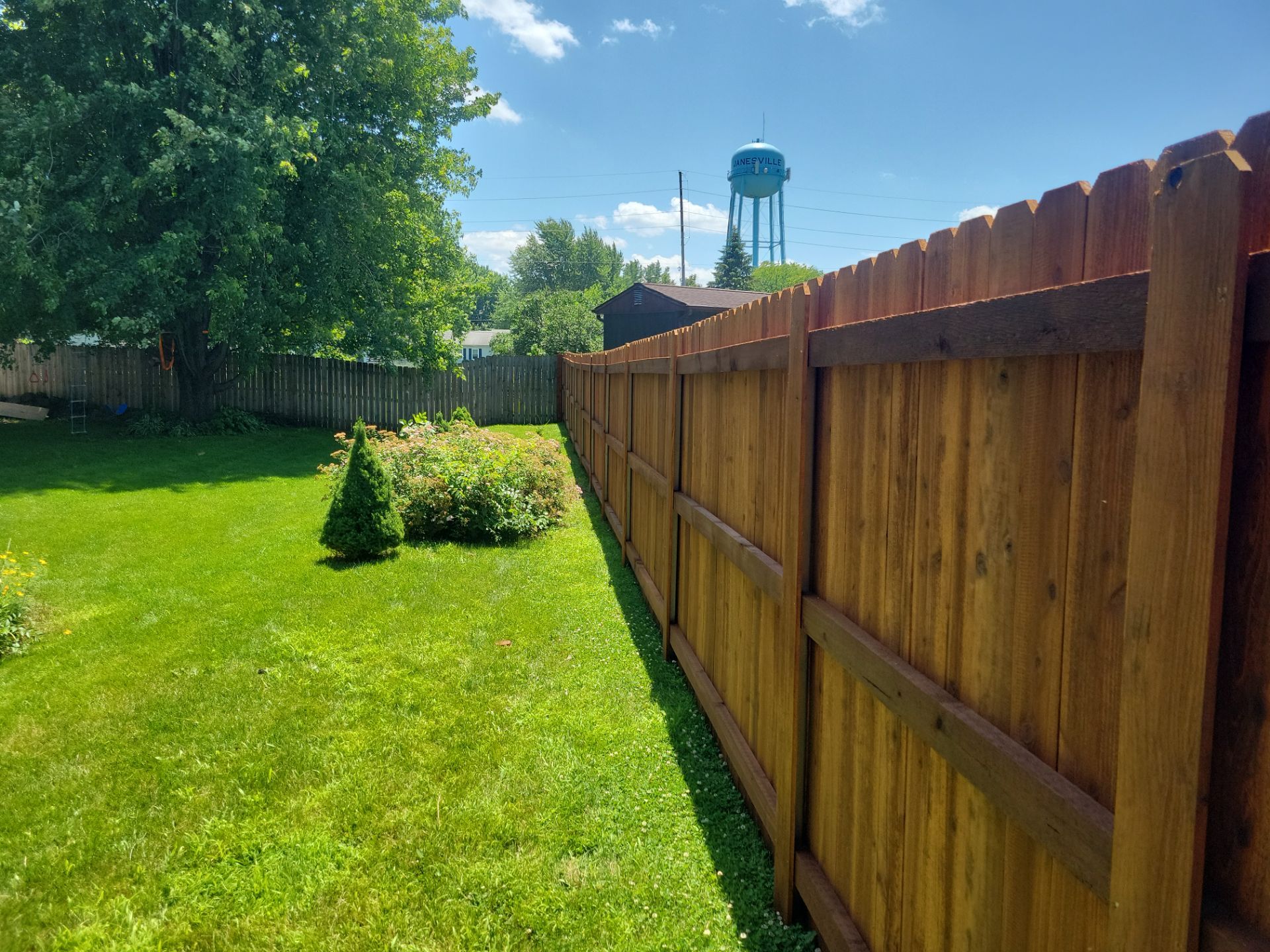 Project in Janesville by Perfect Picket Fence and Stain