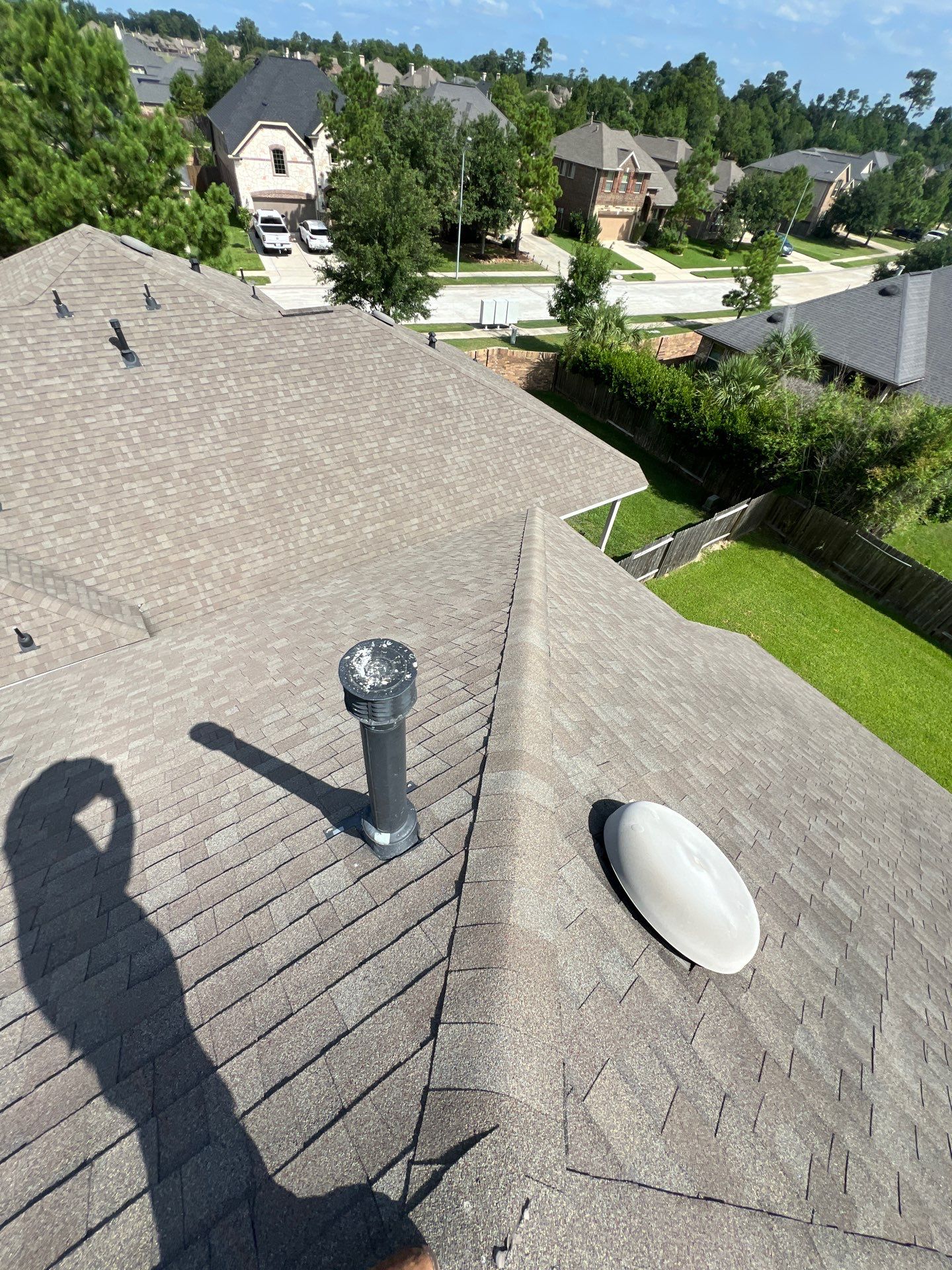Hail Damage using Owen's Corning Duration (Lifetime) Shingles by Roof Repair Company