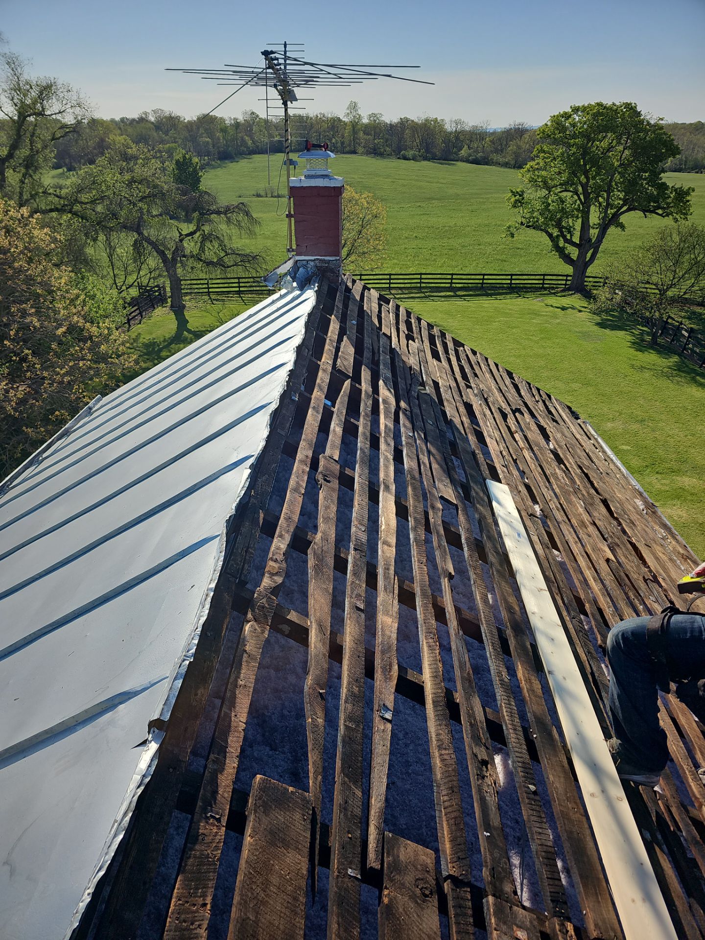 Metal Roof Replacement by Winchester Roofing