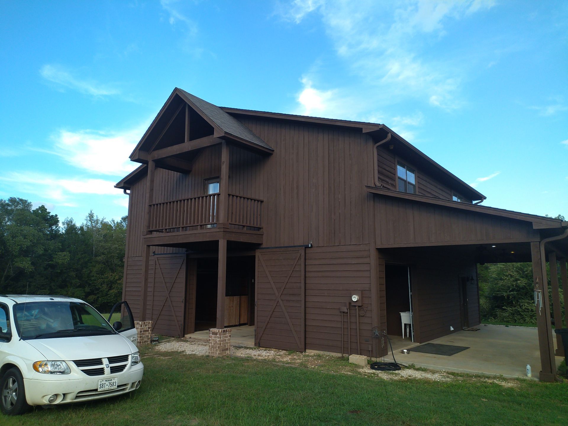 Exterior Staining Project - Flint, Texas by Quality Coats Painting