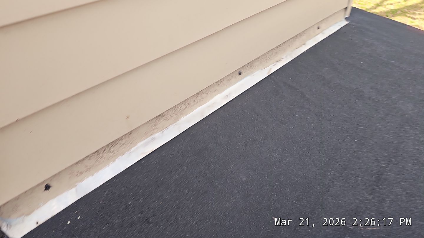Flat Roof Installation and Chimney Counterflashing Installation by Eagle Eye Roofing
