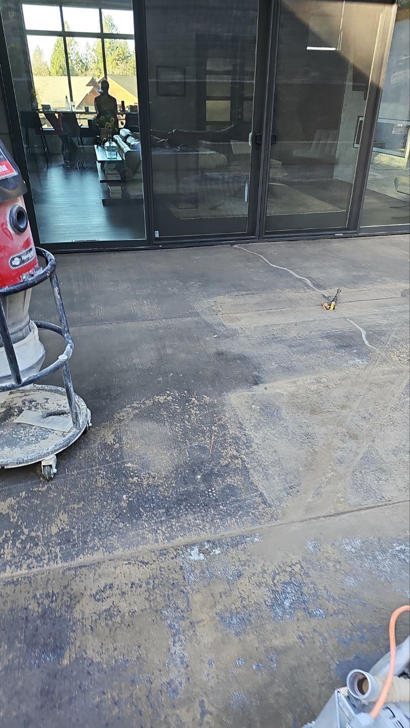Patio Transformation using Greystone 1/8" by Croc Coatings, LLC