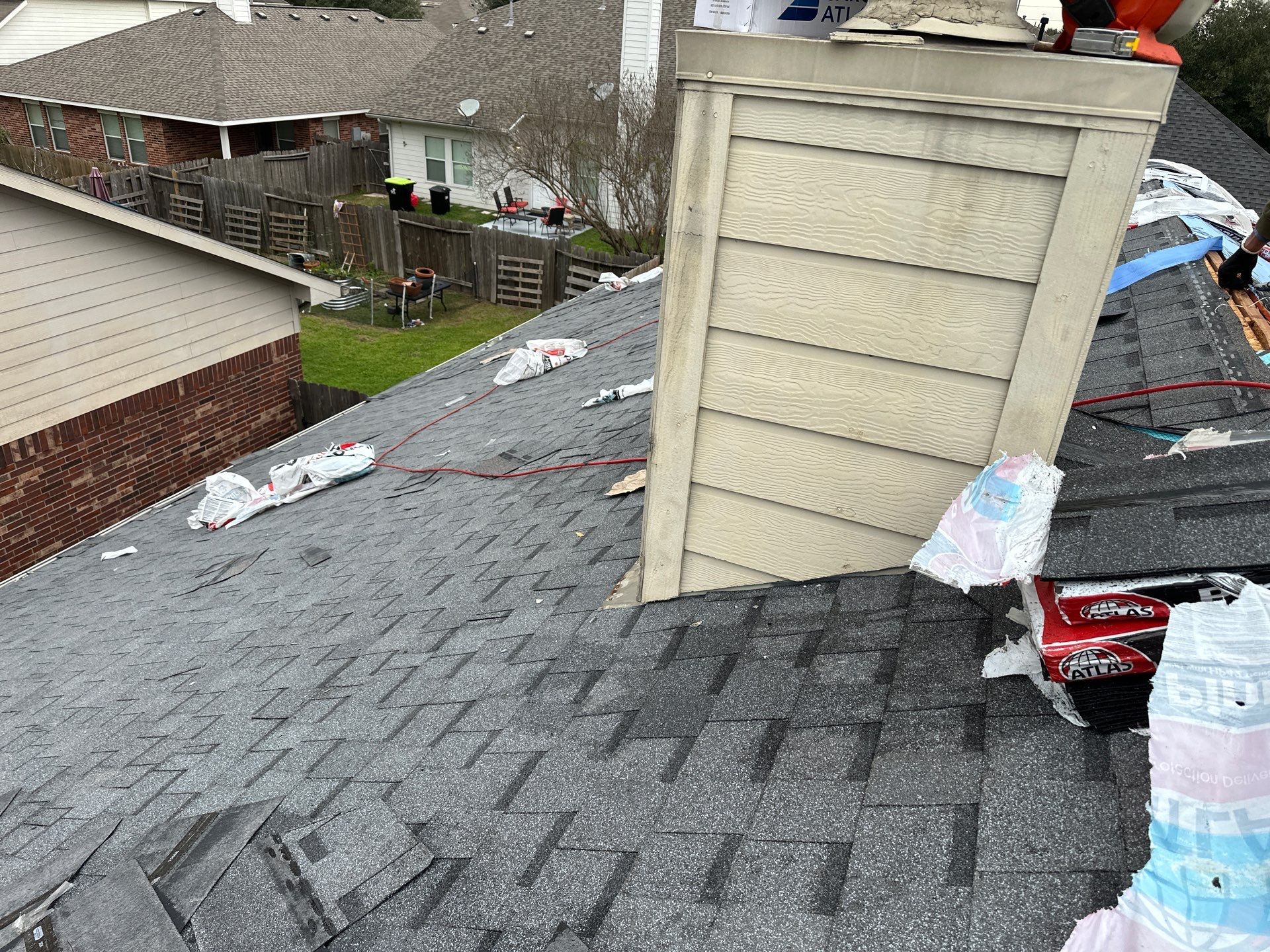 Project in Houston by Motion Roofing