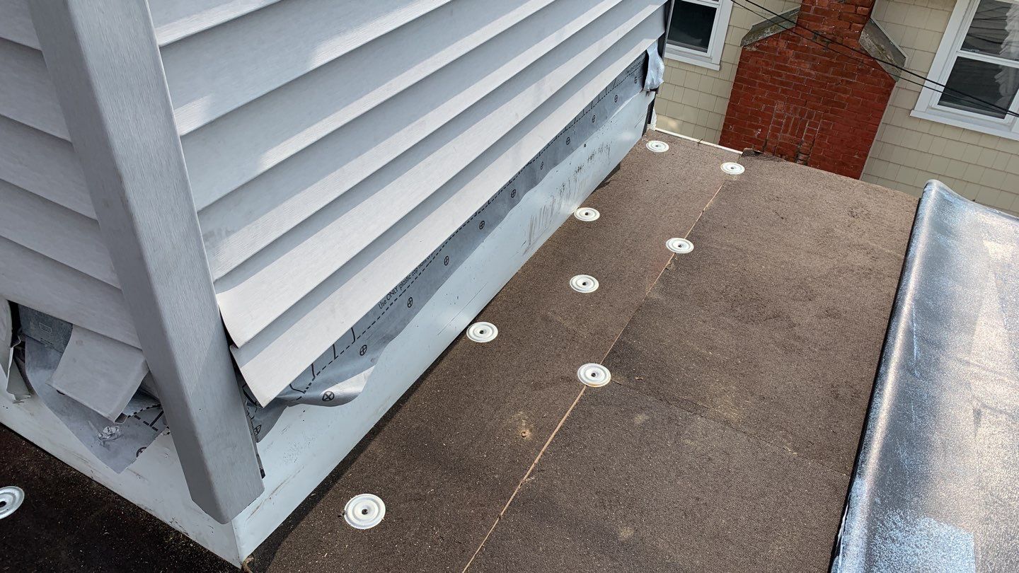 Deck Installation using trex over epdm roof by A Plus Exterior