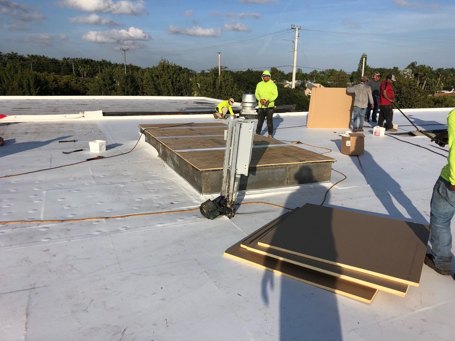 Commercial Re-Roof using GAF TPO by First Due Roofing