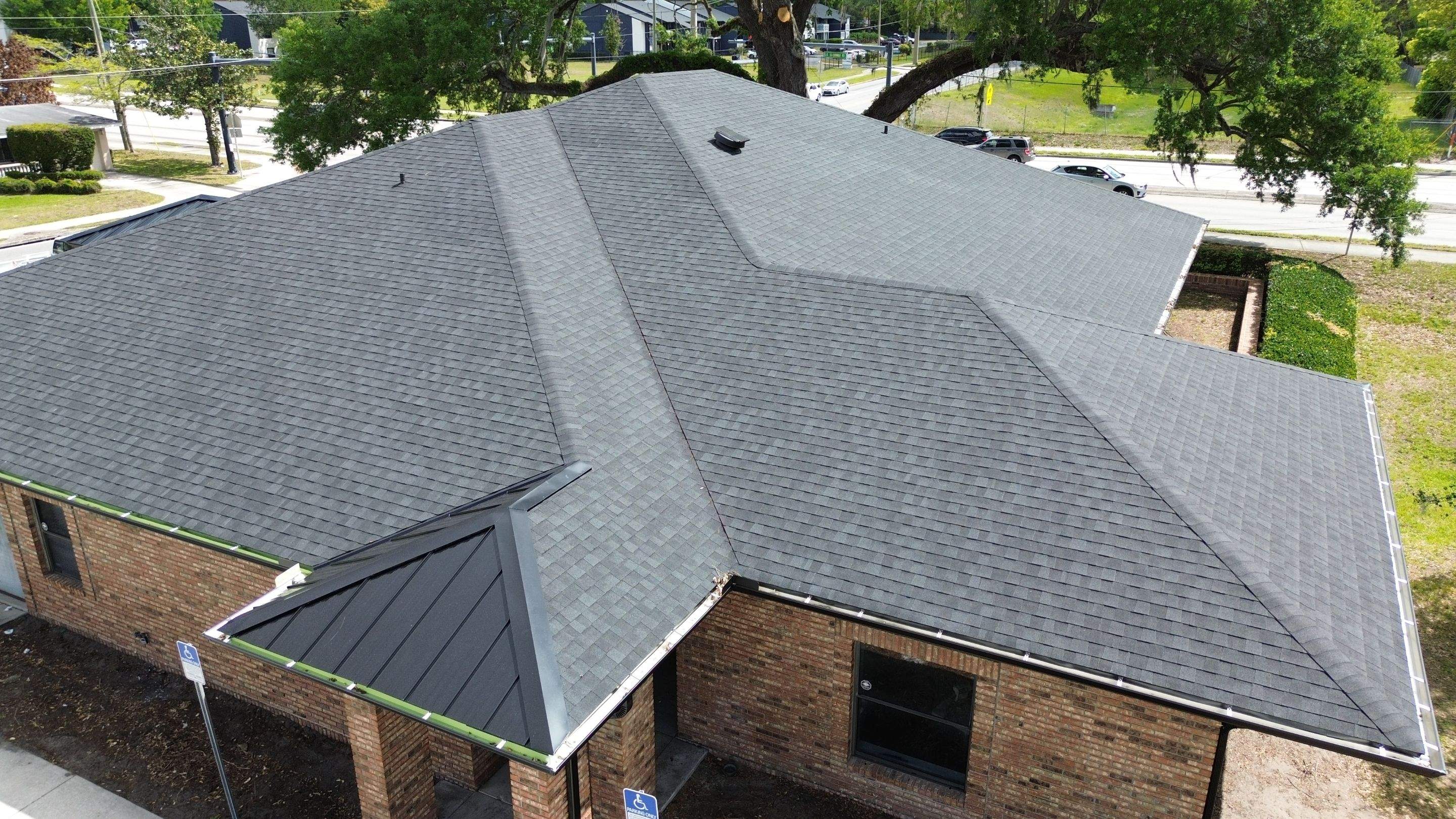 Commercial reroof Orlando FL by Gold Key Roofing