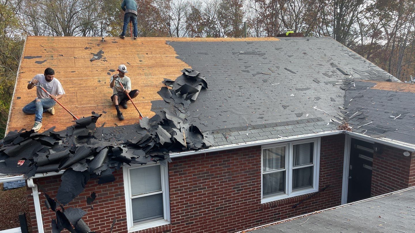 Roof replacement by hail and wind damage by Just Brilliant Restoration JBR