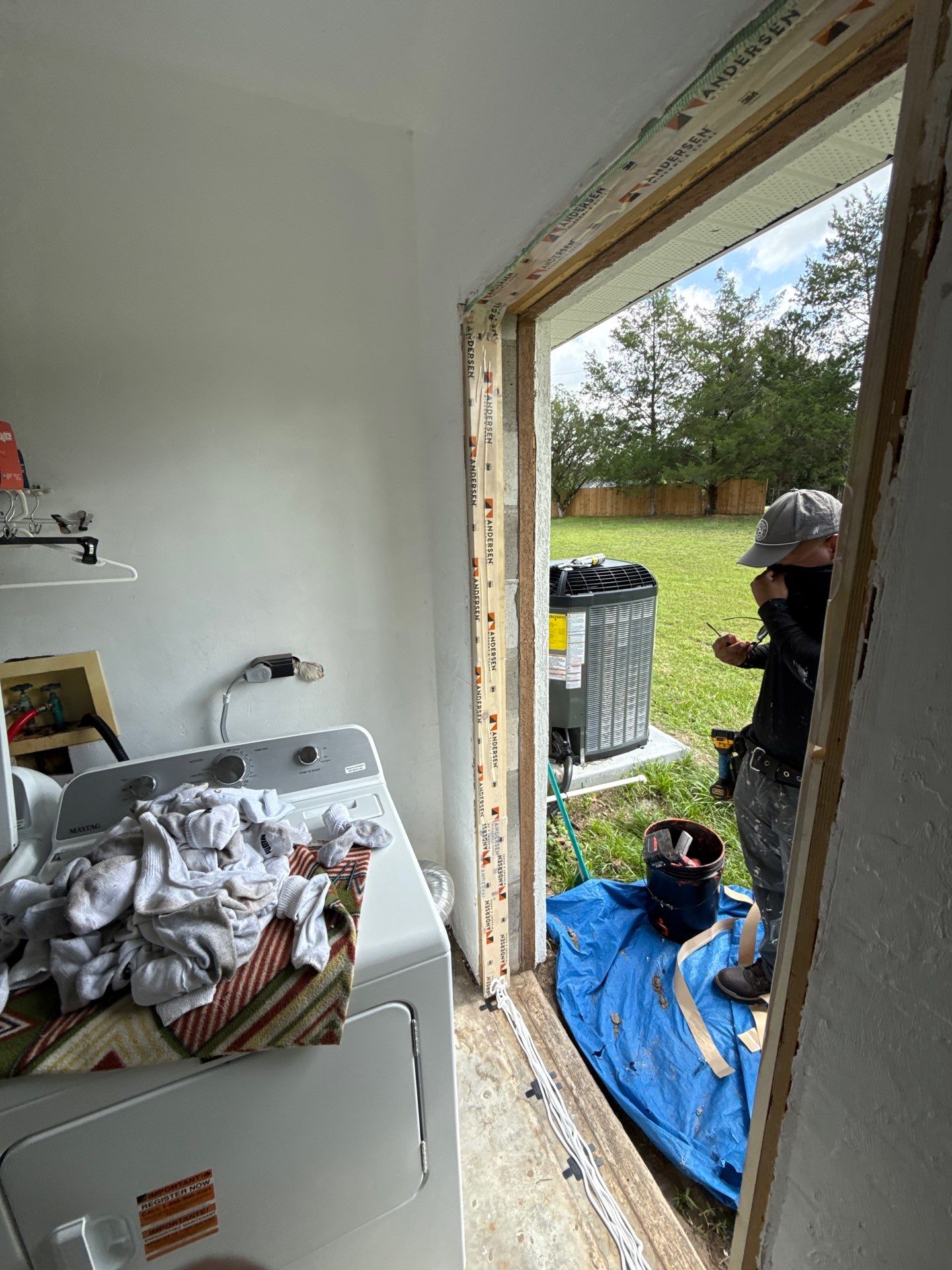 Andersen Window and French Door Installation for Fort White Home by Windows & Doors Store