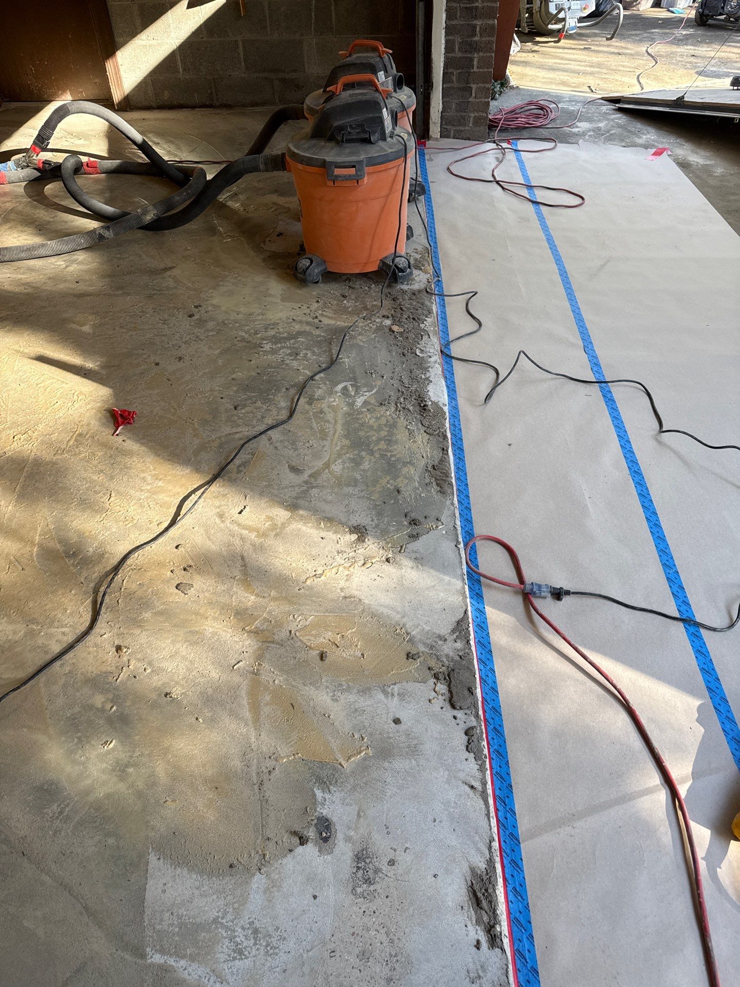Creekbed Garage Project in Pittsburgh by Floors in a Day, Inc