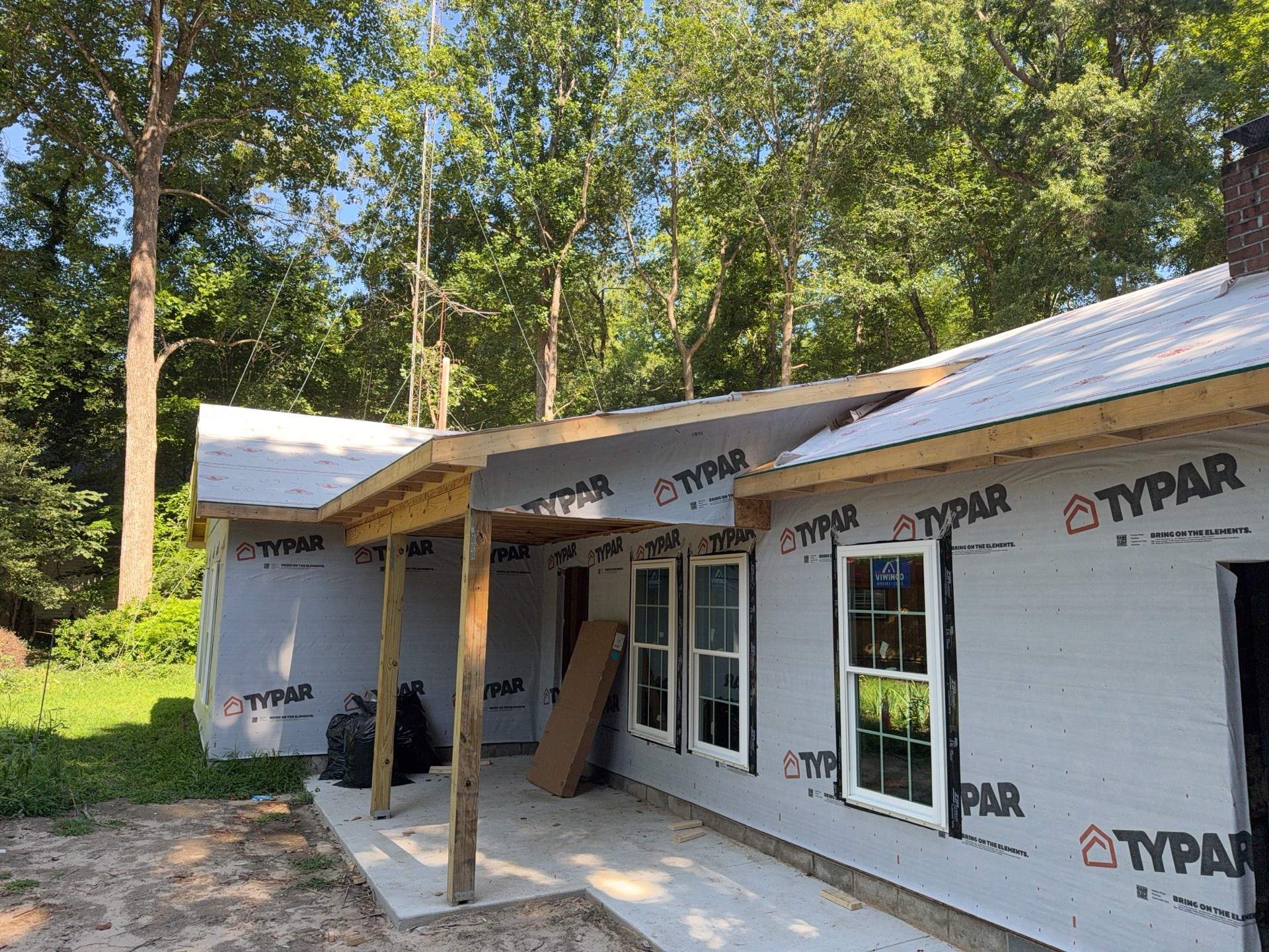Single-Story New Construction Vinyl Siding Install in Gloucester by Cade Construction