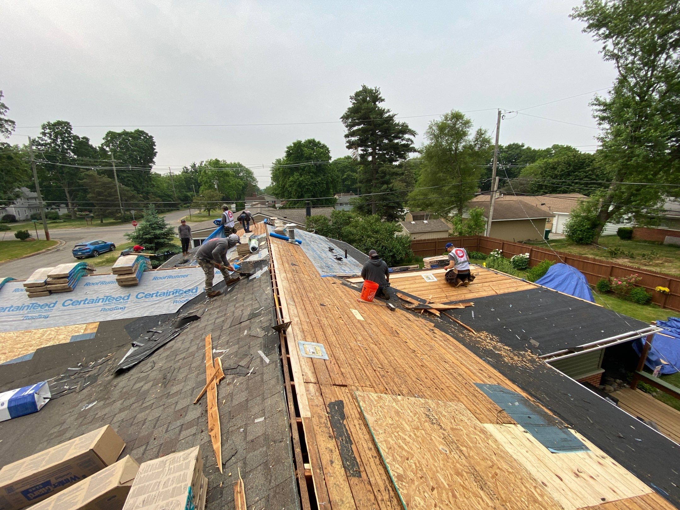 Roof Replacement using CertainTeed Landmark by 180 Contractors